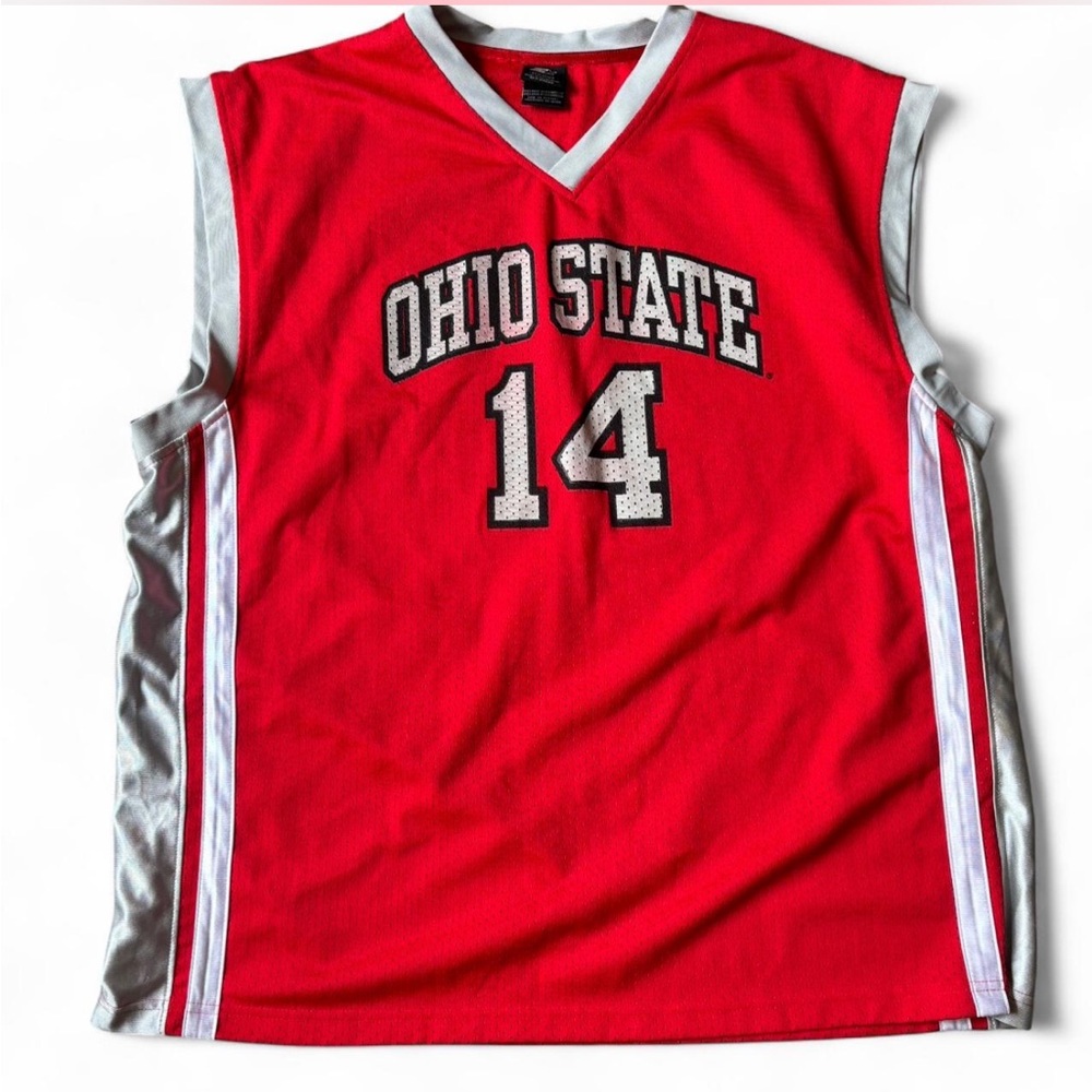 STARTER Red and Gray Ohio State Jersey